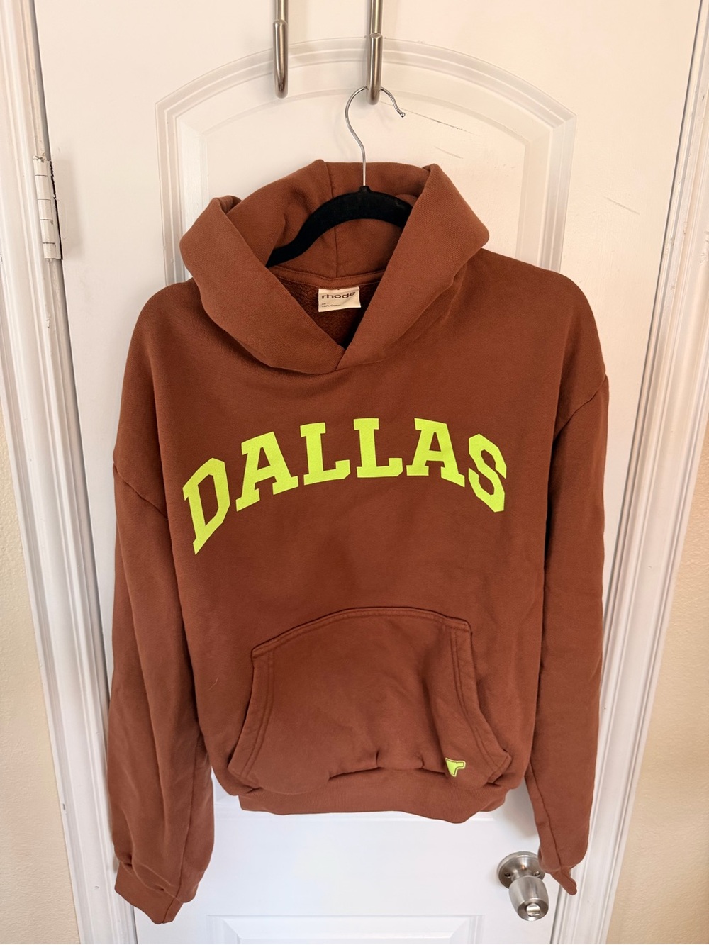RHODE Dallas pop up limited edition Brown Hoodie